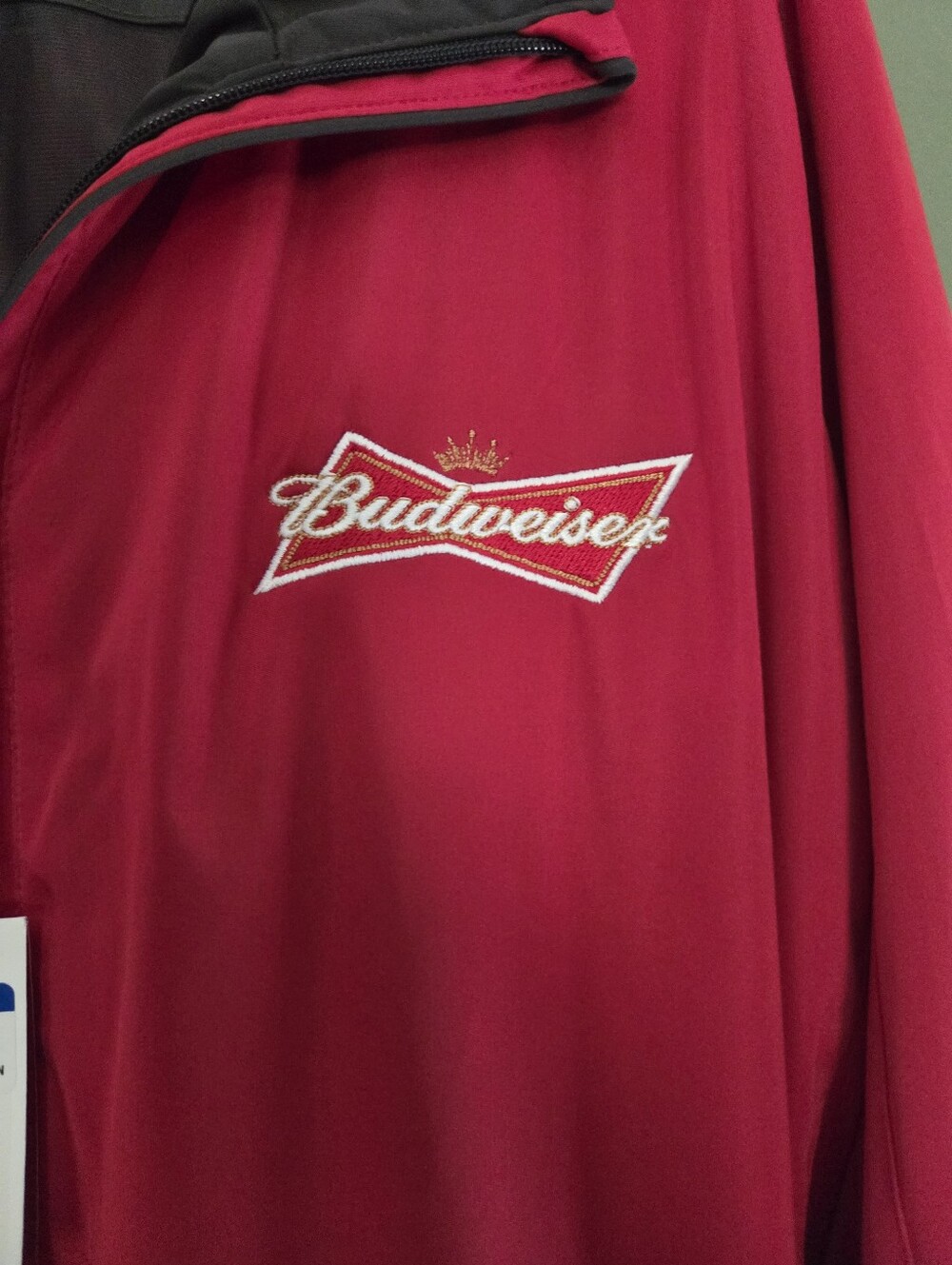 Budweiser Embroidered Logo Red Jacket